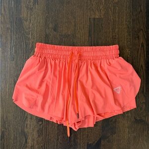 Women's Coral Athletic Butterfly Shorts